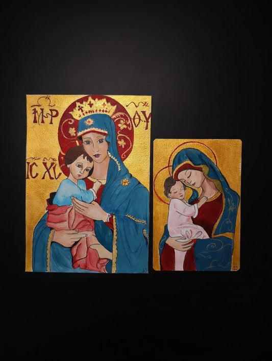 Iconne religieuse par deux